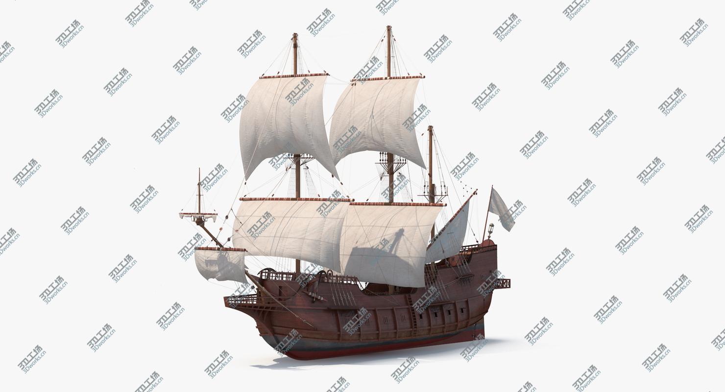 images/goods_img/20210113/Spanish Galleon Ship 3D model/3.jpg